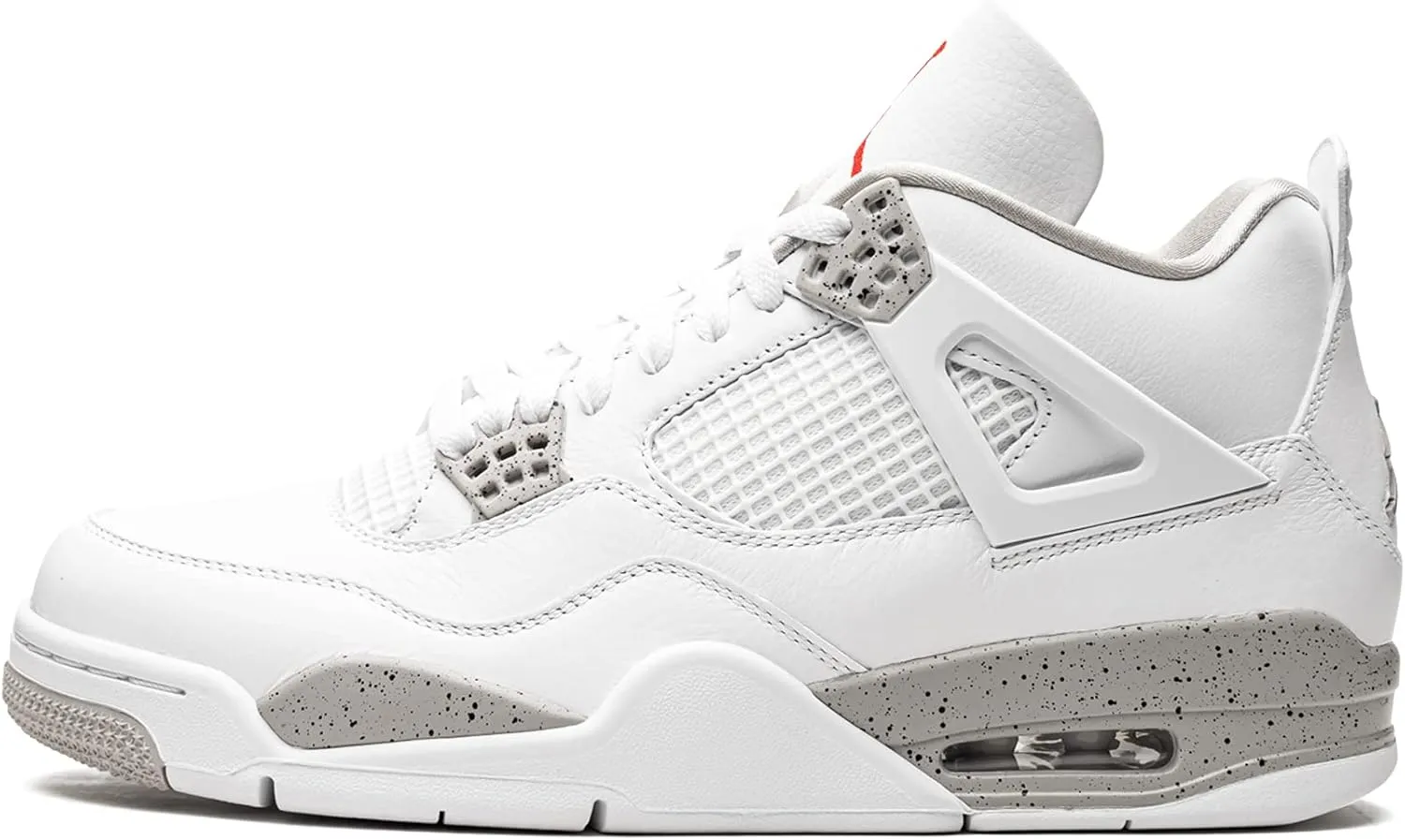 Jordan Mens Air 4 Retro CT8527 100 White Oreo - Size 12.5
