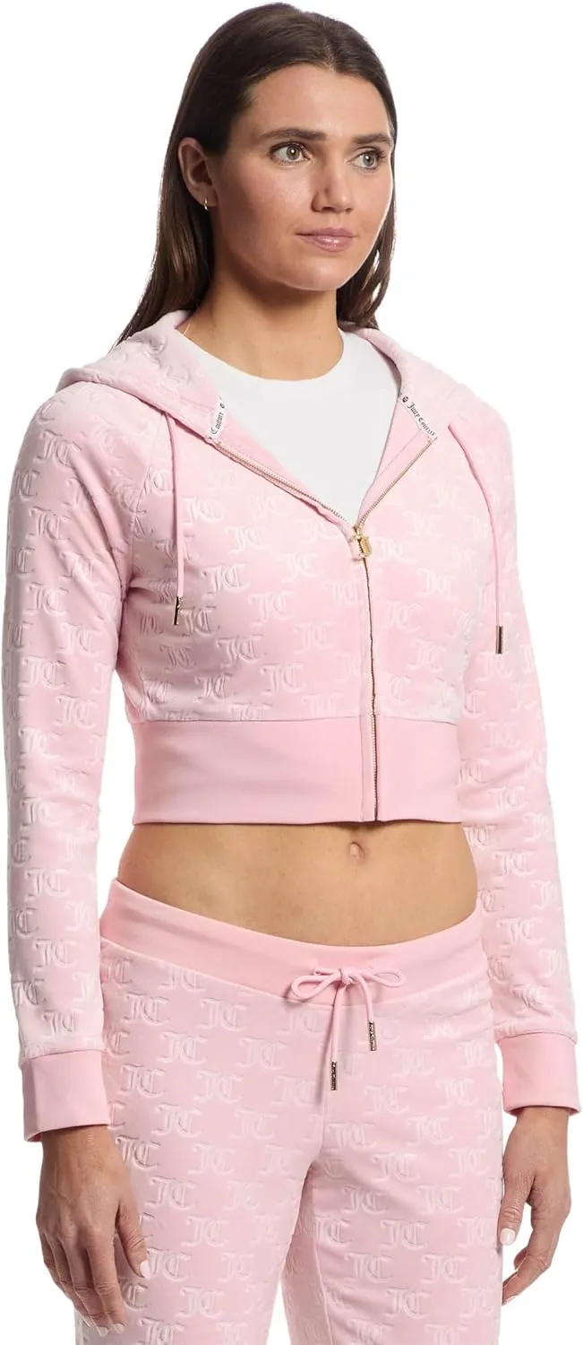 Juicy Couture Women's Juicy Raglan Corset Hoodie