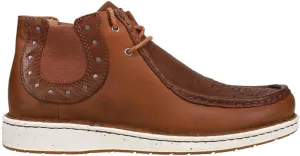 Justin Boots Womens Goodluck Moc Toe Chukka Casual Boots Ankle - Brown - Size 6 B