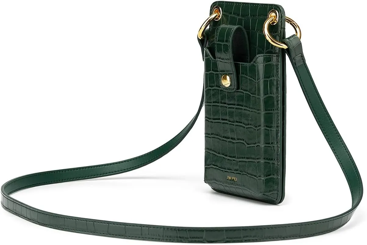 JW PEI Aylin Canvas & Quinn Vegan Leather Cell Phone Crossbody Bag