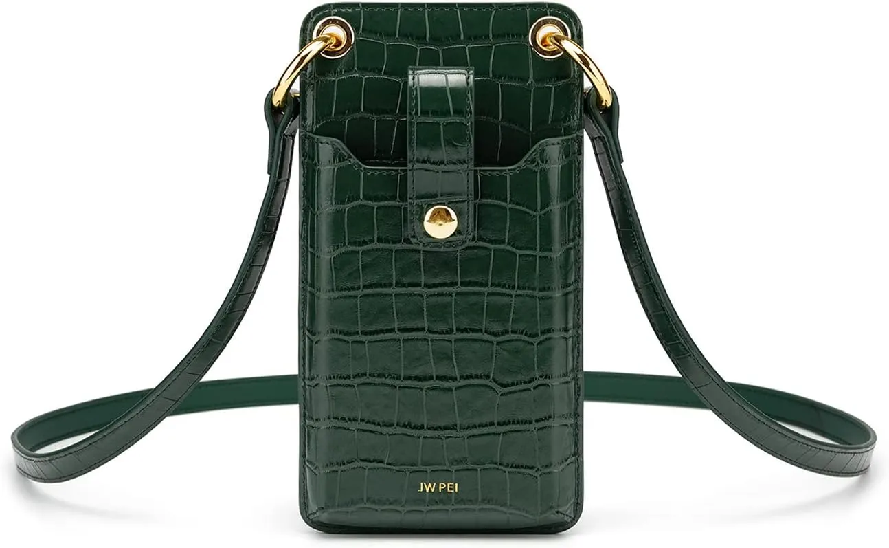 JW PEI Aylin Canvas & Quinn Vegan Leather Cell Phone Crossbody Bag
