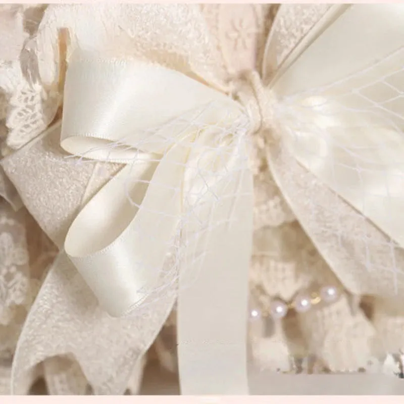 Kawaii Fairy Bow Crossbody Bag 🎀✨ - Y2k Elegant Pearl Chain Handbag for Whimsical Fashionistas 👜🌸