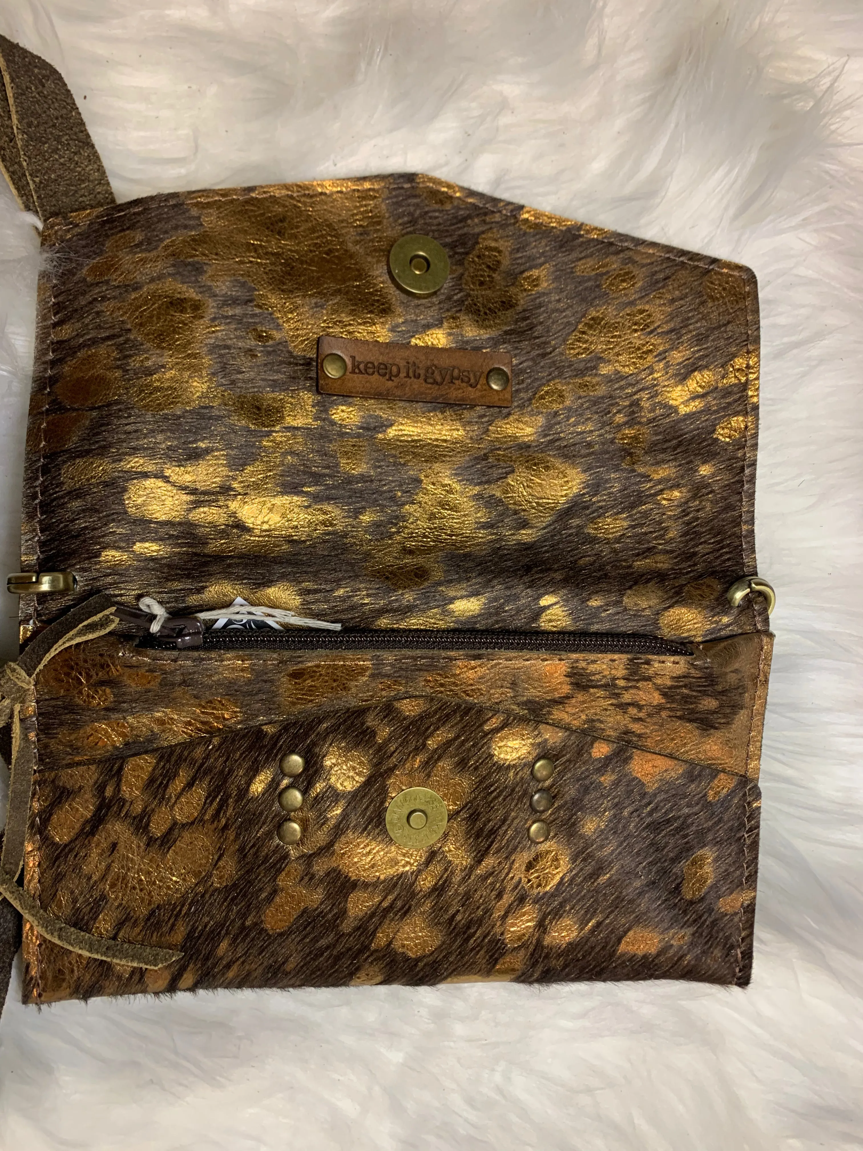 Keep It Gypsy Jordan Cowhide Crossbody