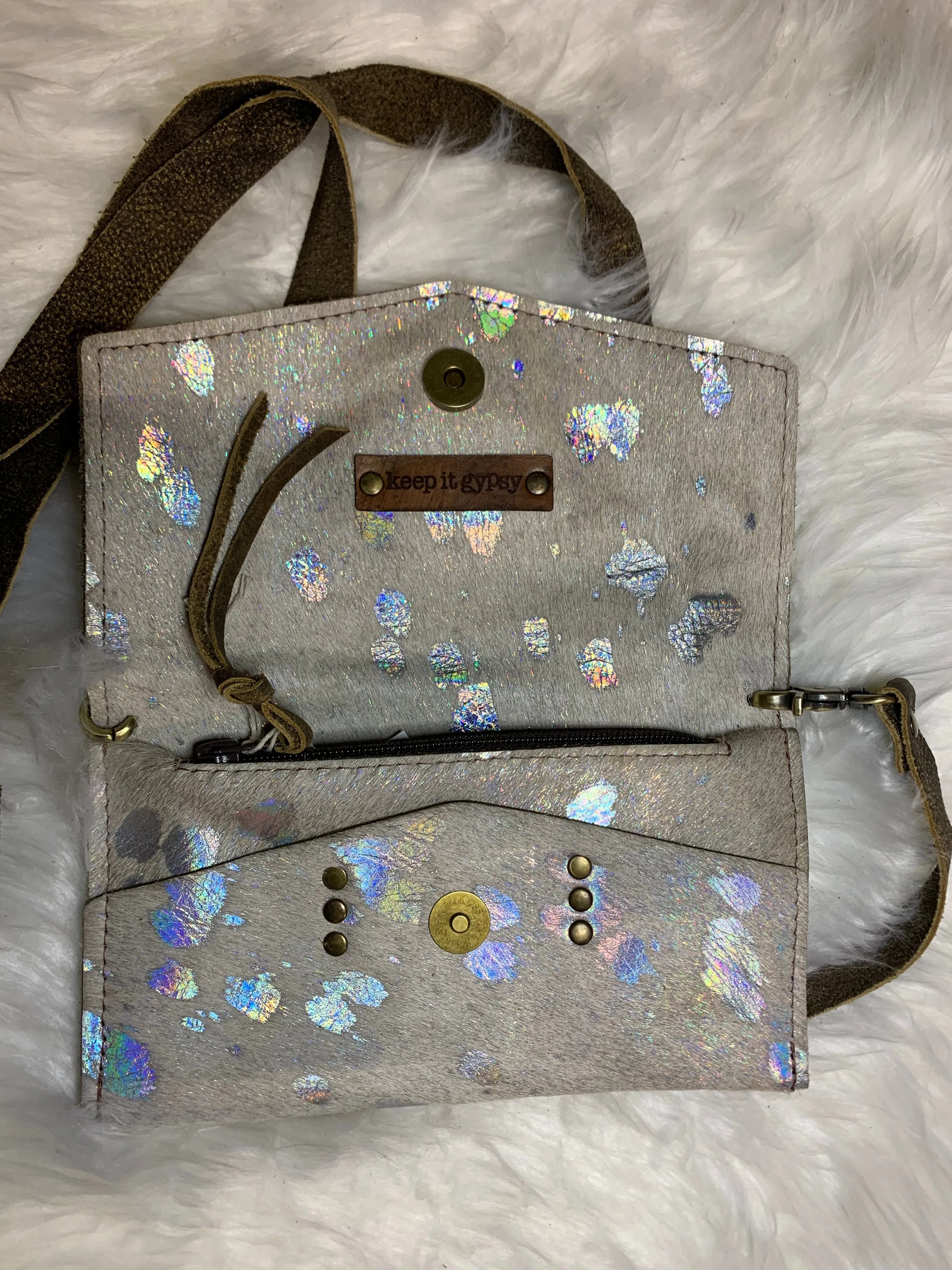 Keep It Gypsy Jordan Cowhide Crossbody
