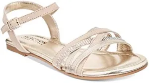 Kenneth Cole REACTION Dorothy Gleam Sandals Little Girls 11-3 Big Girls 3.5-7 Tan 2 M