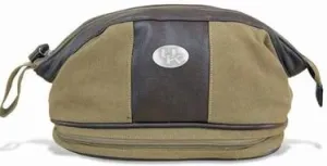 Kentucky Toiletry Bag Waxed Canvas, 12 x 7 x 7
