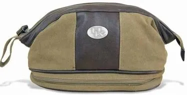 Kentucky Toiletry Bag Waxed Canvas, 12 x 7 x 7