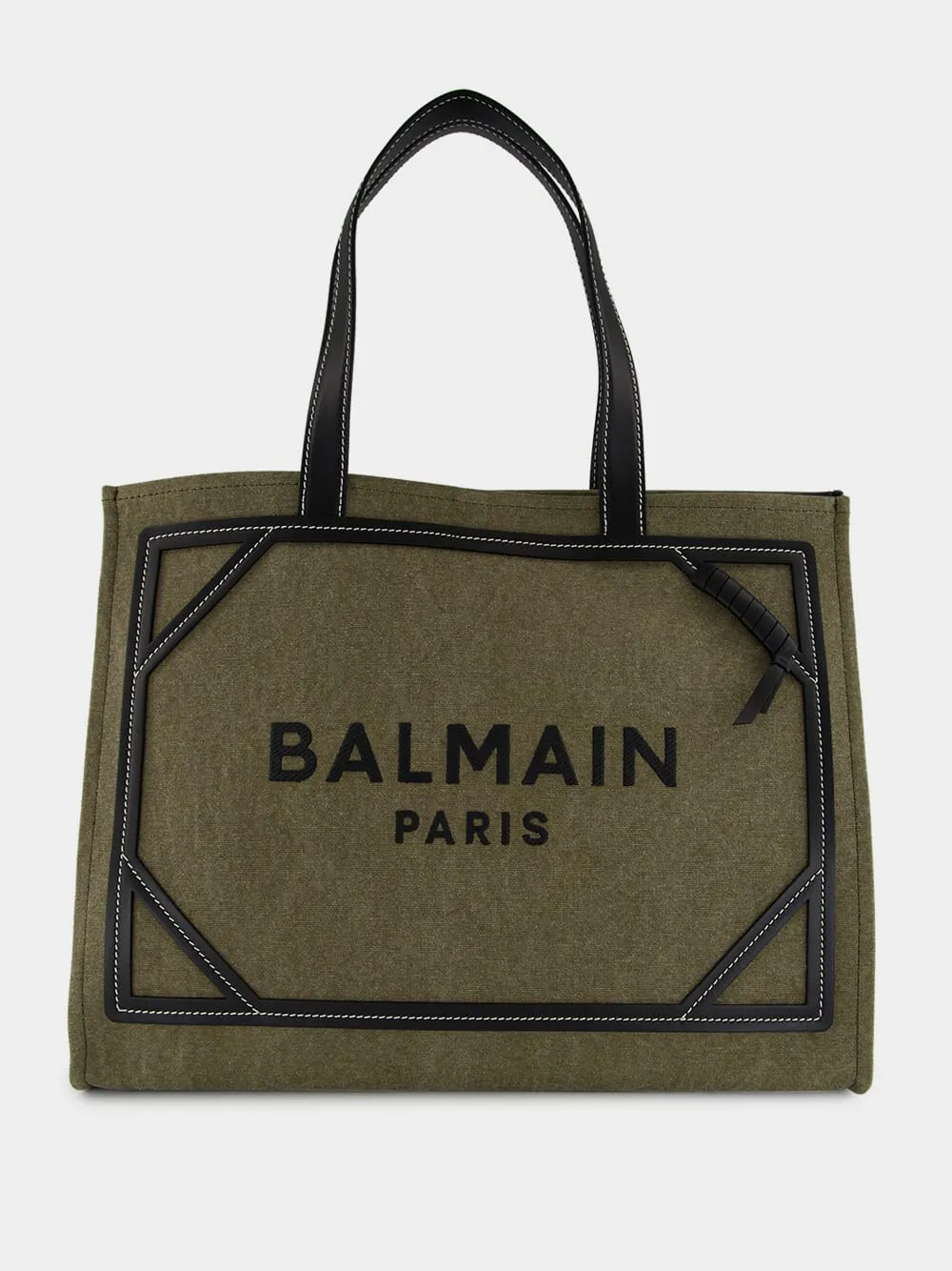 Khaki Green B-Army 42 Canvas Tote Bag