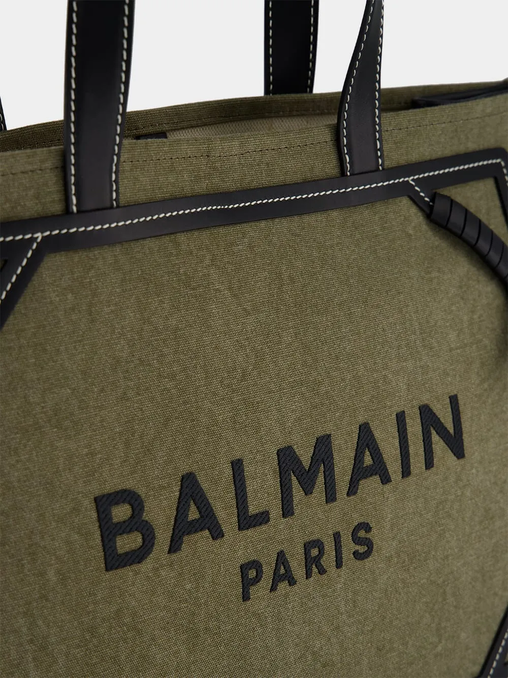 Khaki Green B-Army 42 Canvas Tote Bag