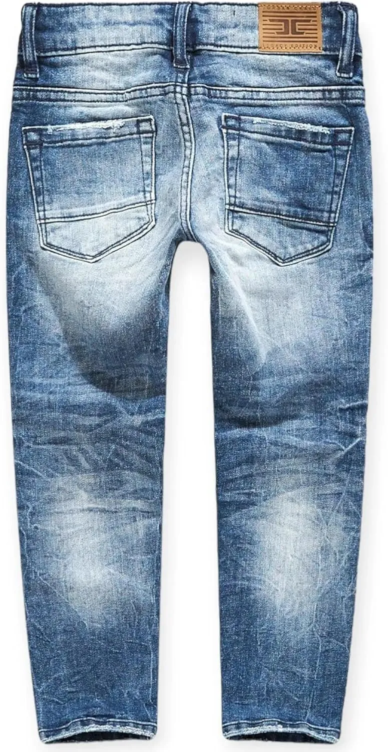 Kids Desperado Denim Small Rip Jeans (Deep Blue)