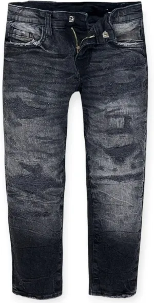 Kids Desperado Denim Small Rip Jeans (Nature Black)