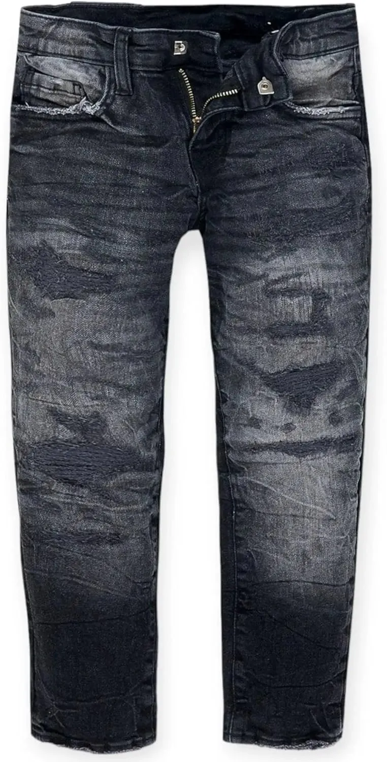 Kids Desperado Denim Small Rip Jeans (Nature Black)