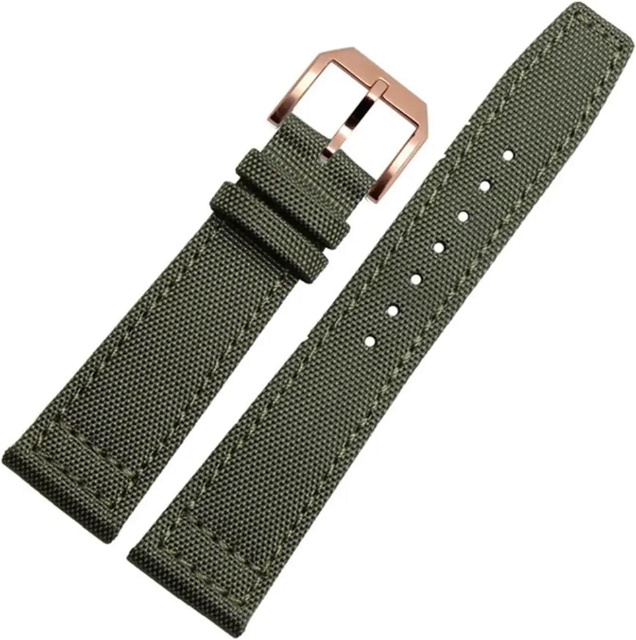 KLVN High Density Nylon 20mm Watch Straps for IWC Pilot Portuguese Portofino Nylon Canvas Watch Bands Watchbands Straps Bracelets