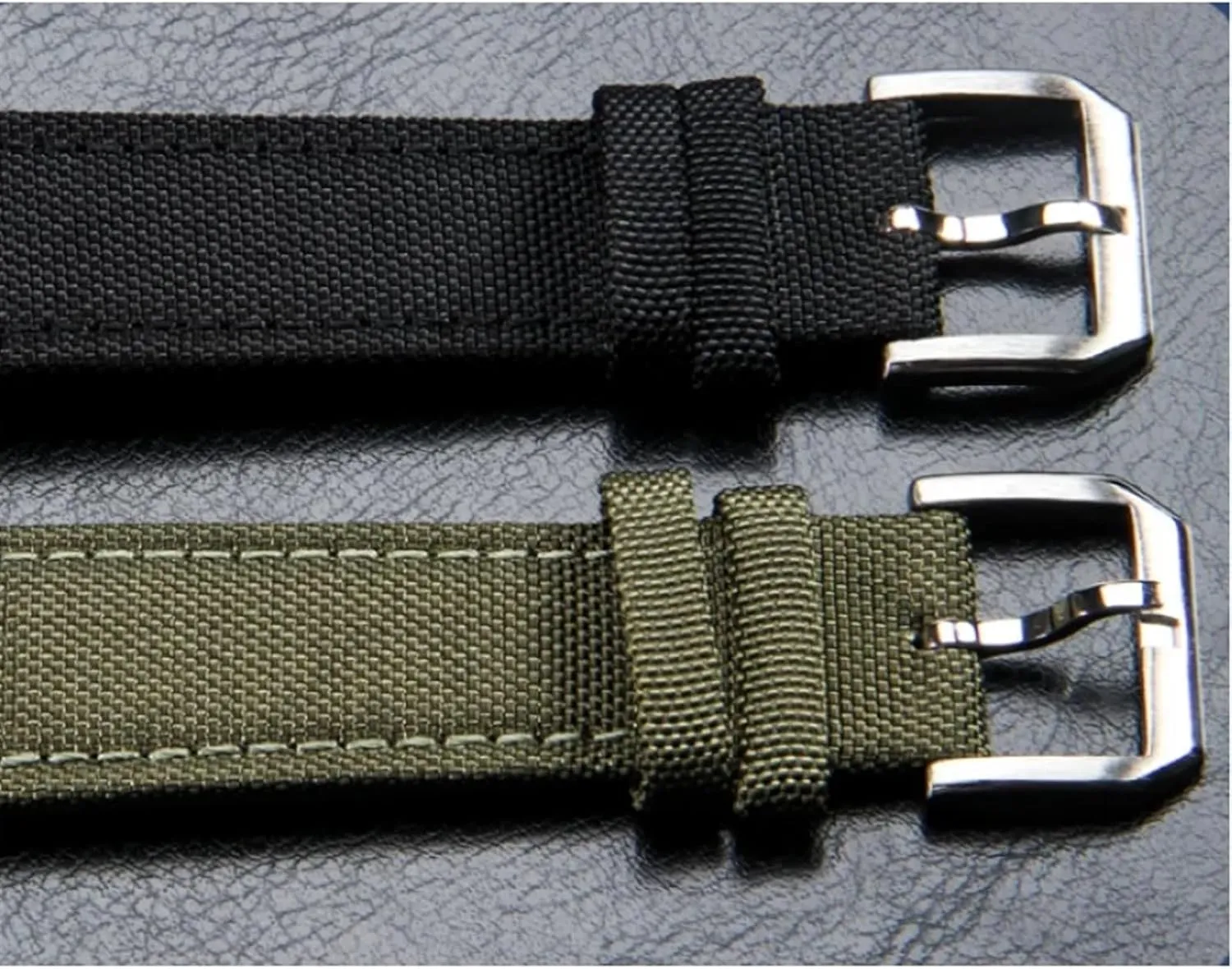 KLVN High Density Nylon 20mm Watch Straps for IWC Pilot Portuguese Portofino Nylon Canvas Watch Bands Watchbands Straps Bracelets