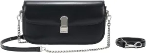 LA FESTIN Split Leather Crossbody Purses For Women With Dual Straps - Trendy Women's Shoulder Handbags Designer Satchel Bags