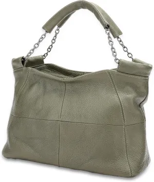 Ladies Crossbody Bag Multi Purpose Leather Handbag Adjustable Chain and Detachable Shoulder Bag