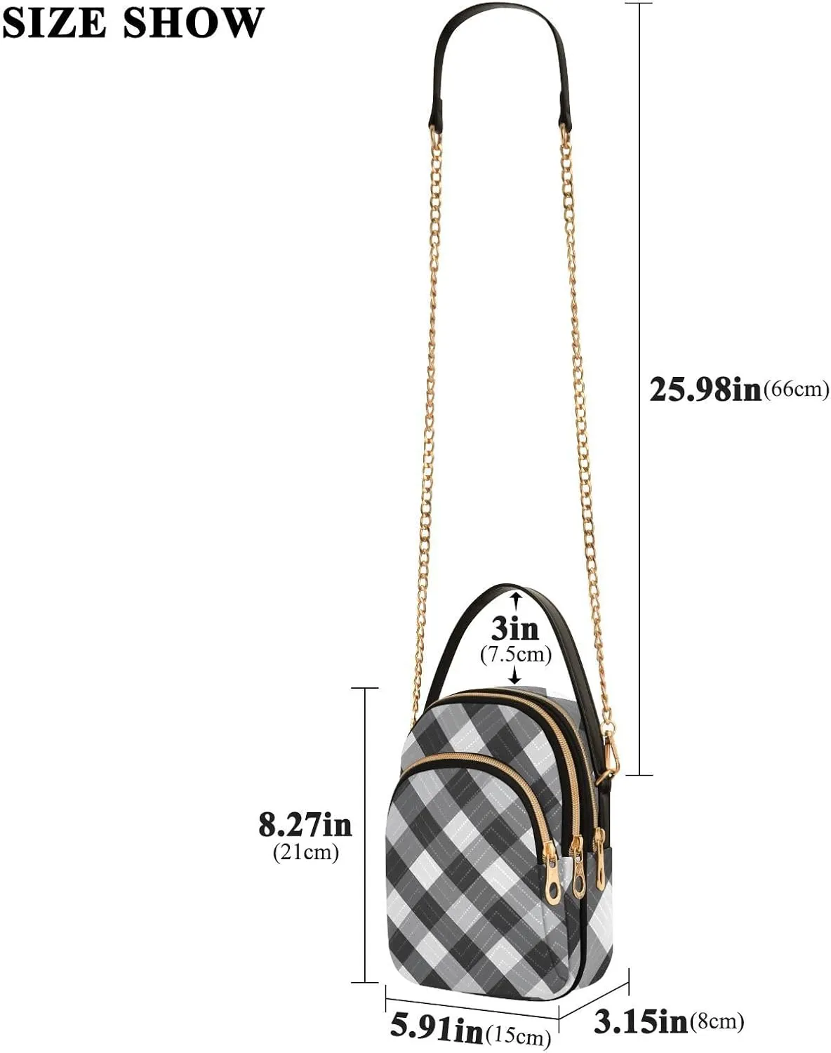 Landscapes Arch in Garden Women's Crossbody, Purse with Removable Strap Crossbody, Crossbody Bag Travel for Women