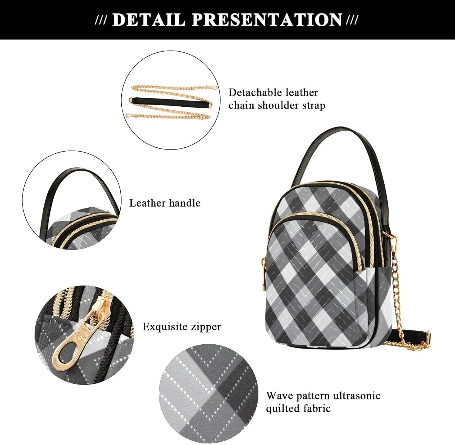 Landscapes Arch in Garden Women's Crossbody, Purse with Removable Strap Crossbody, Crossbody Bag Travel for Women