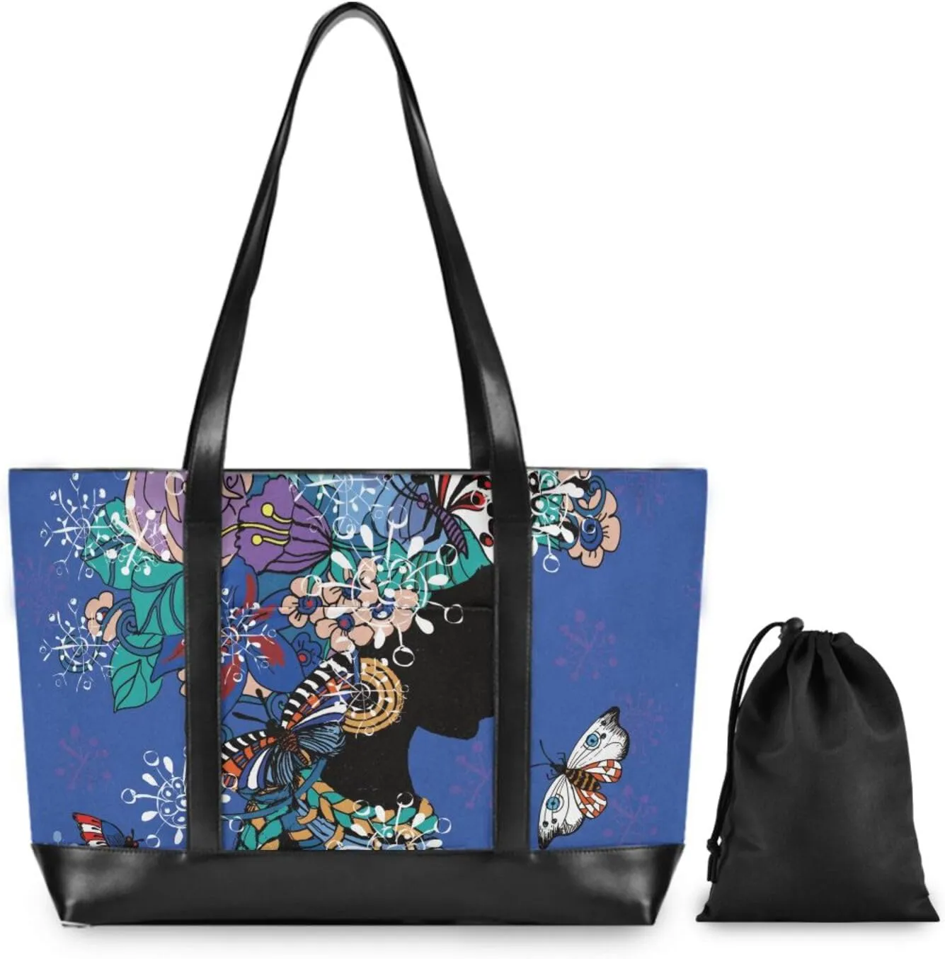 Laptop Tote Bag for Women 15.6in Tote Bag Laptop Compartment Work Bag Office Computer Teacher Travel Shoulder Bag
