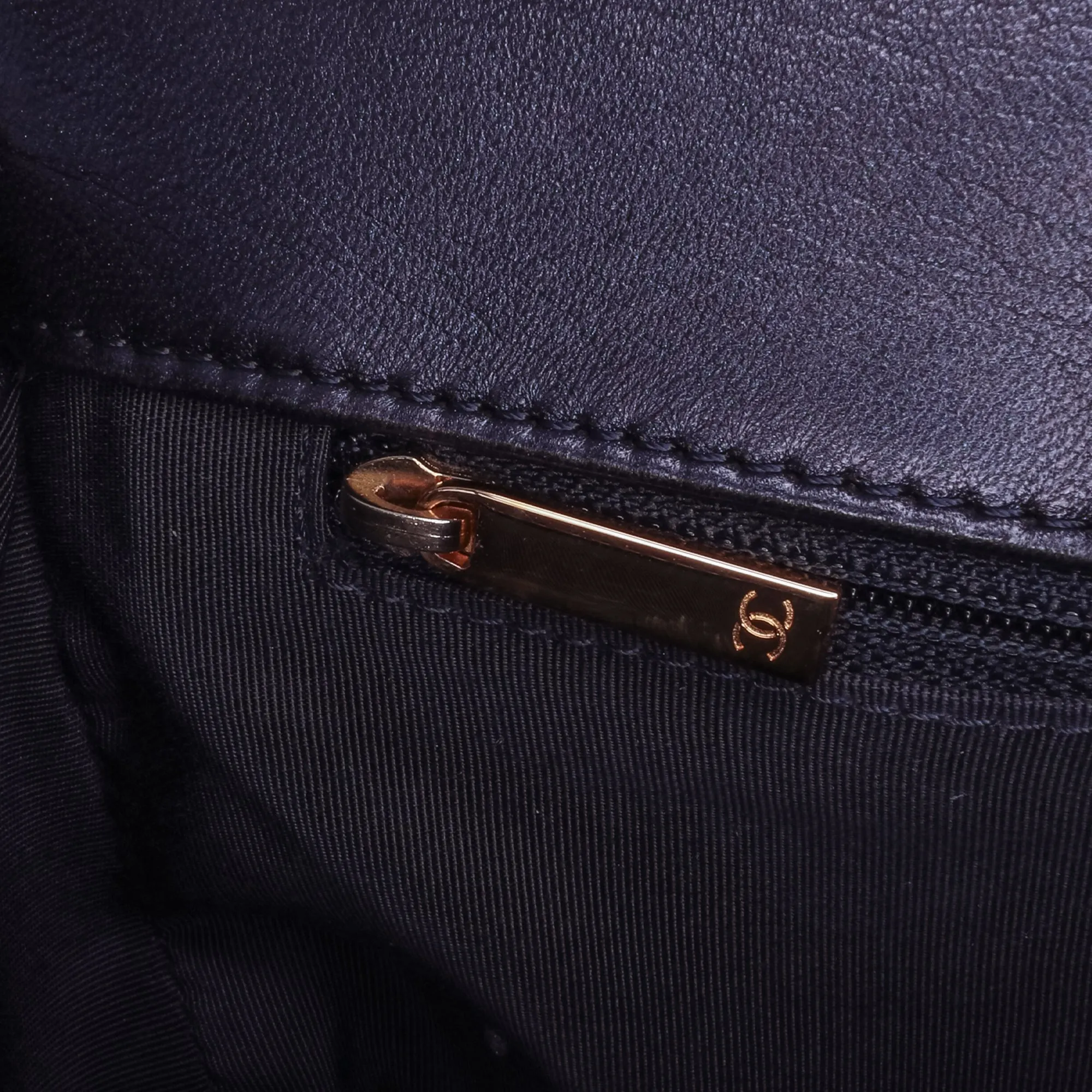 Large Lambskin Embossed Boy Cube Flap