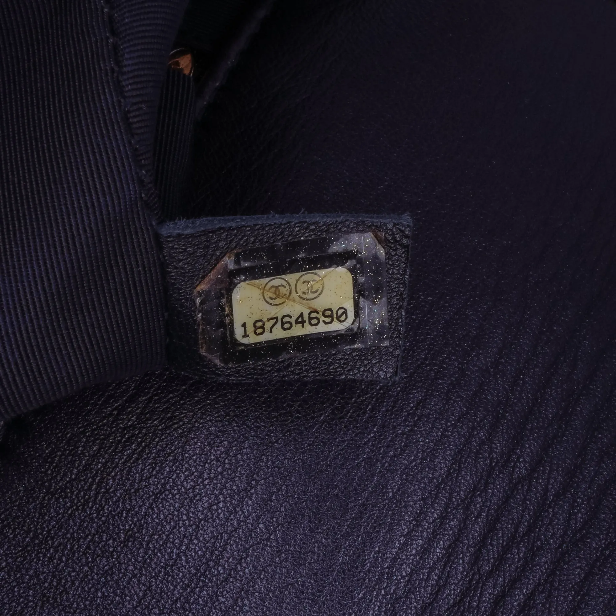 Large Lambskin Embossed Boy Cube Flap