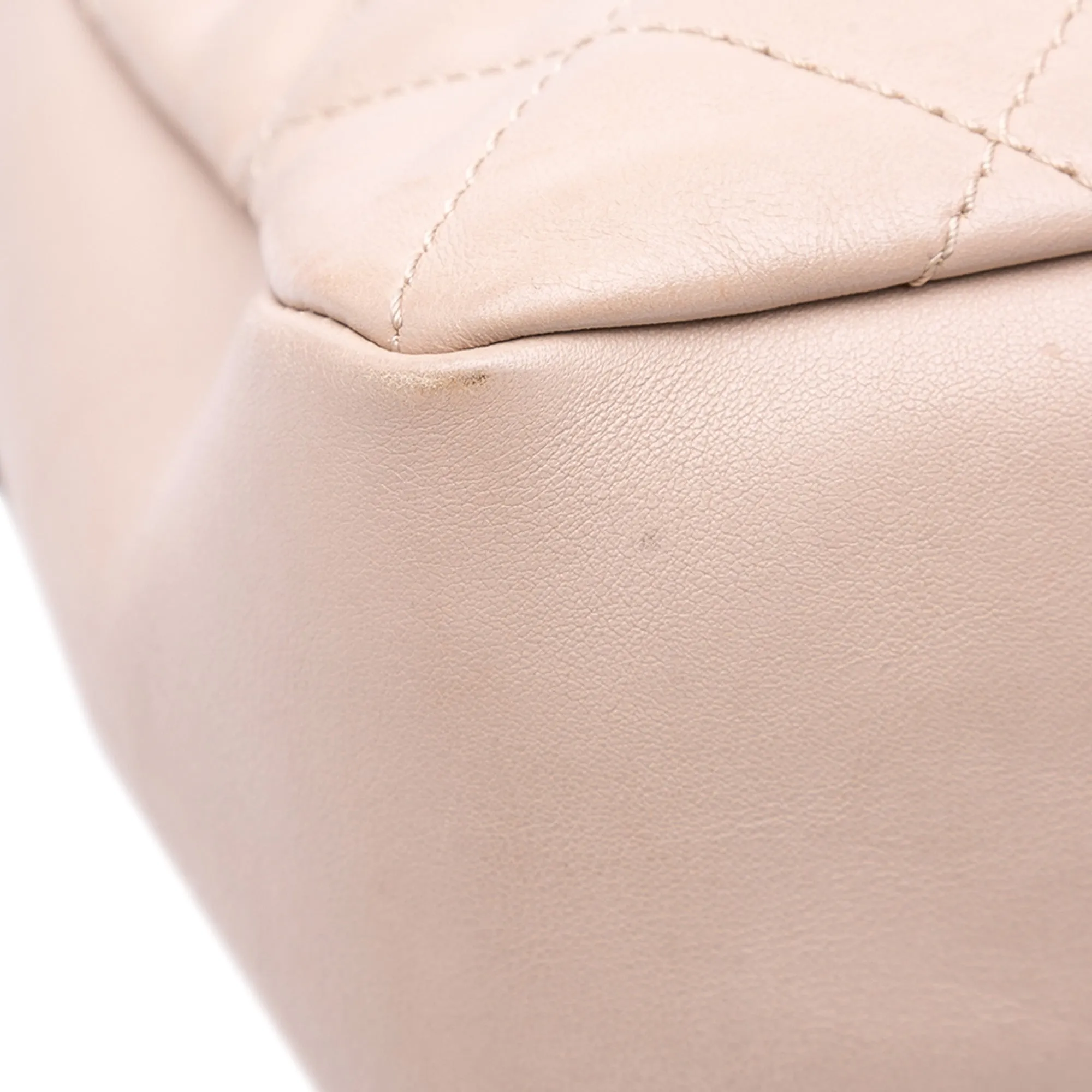 Large Quilted Lambskin Country Chic Flap
