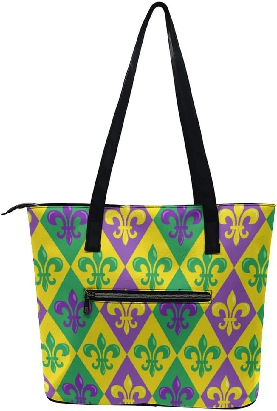 Large Tote Bag Fashion Handbag With Zipper For Women And Men