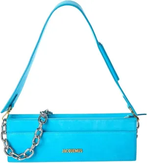 Le Sac Ciuciu Leather Shoulder Bag, Blue