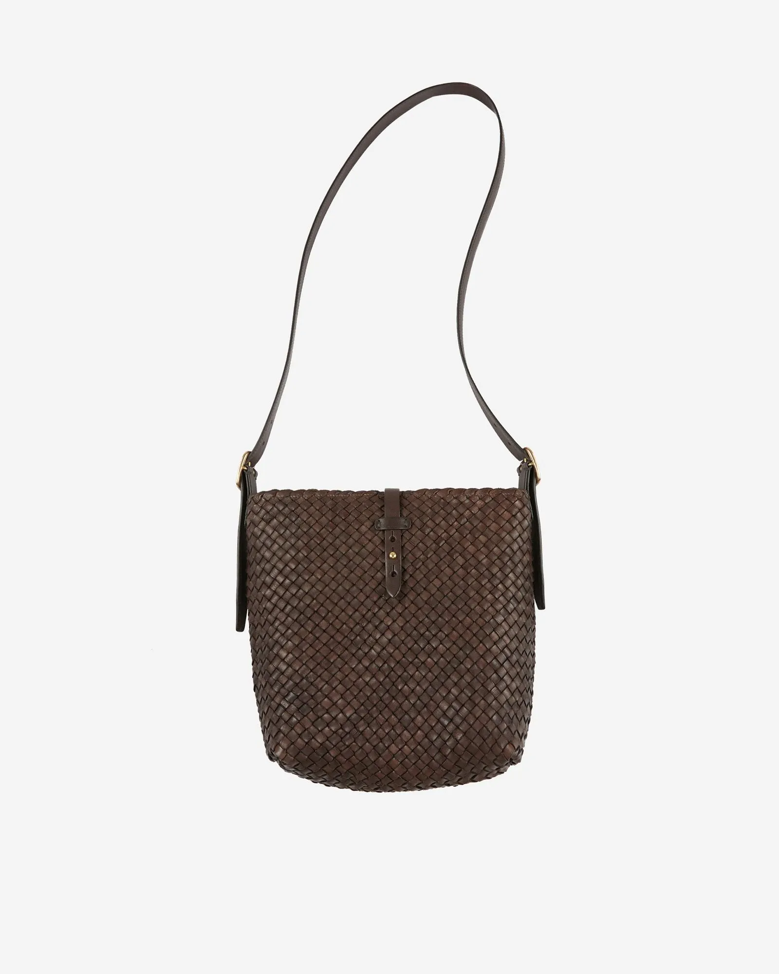 Leather shoulder bag