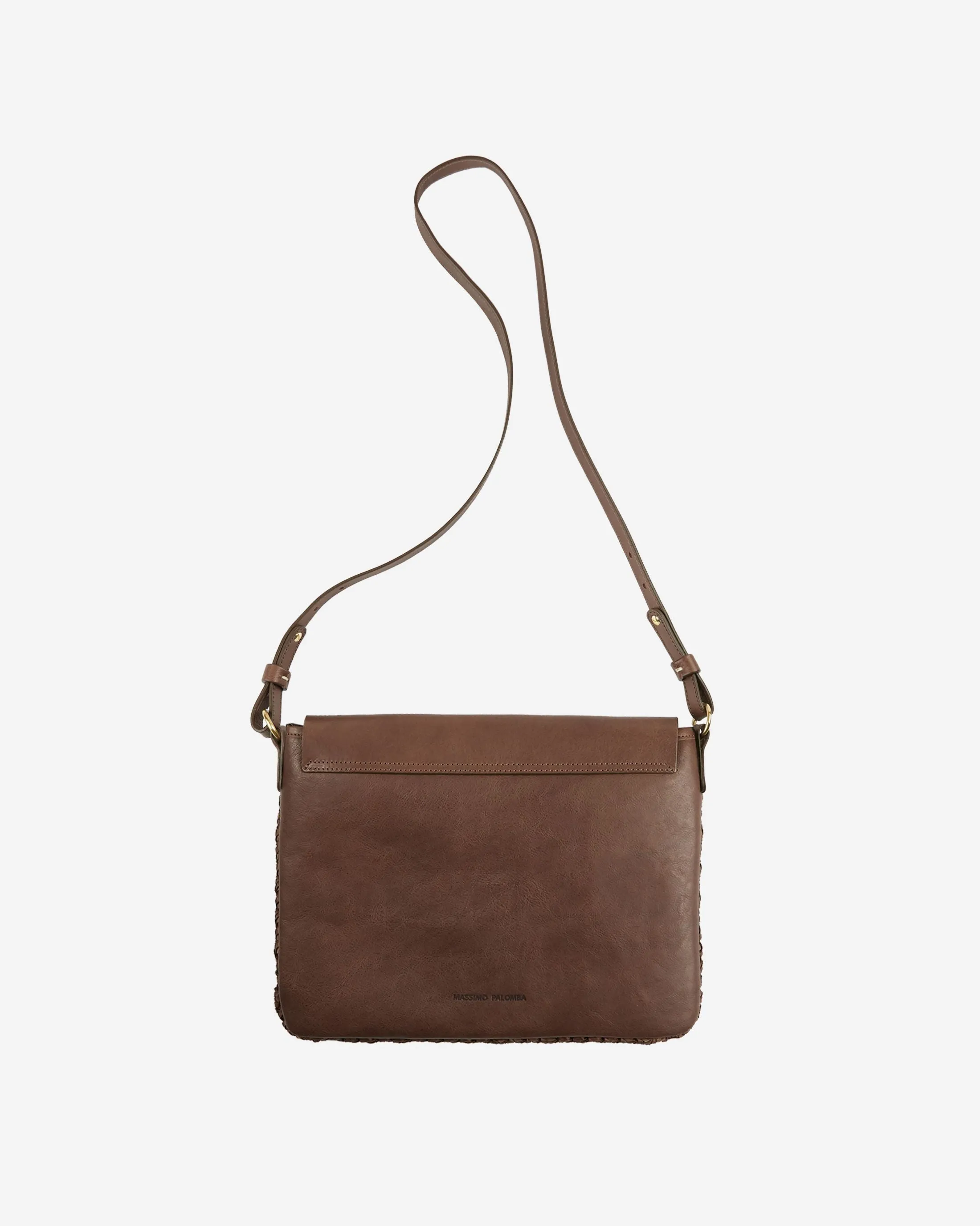 Leather shoulder bag