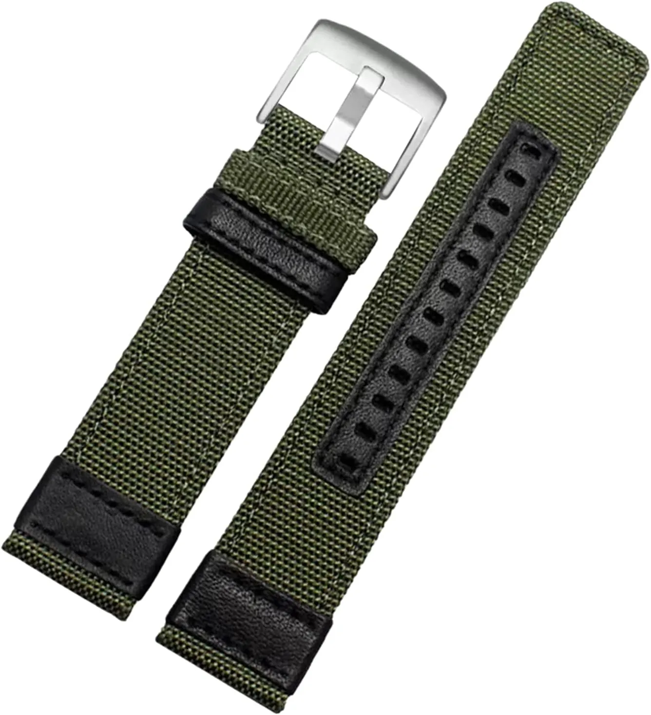 LEVINE watch strapStylish and elegant Watch Straps for Men Women,20/22/24mm Men Canvas Nylon Heavy Duty Watchband Wear-resistant Splicing Pin Buckle Watch Strap Wrist Band