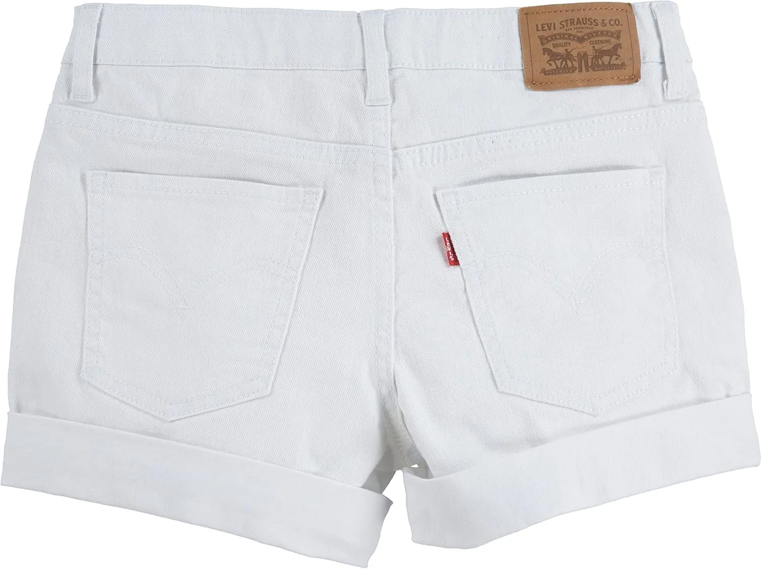Levi's Girls' Girlfriend Fit Denim Shorty Shorts
