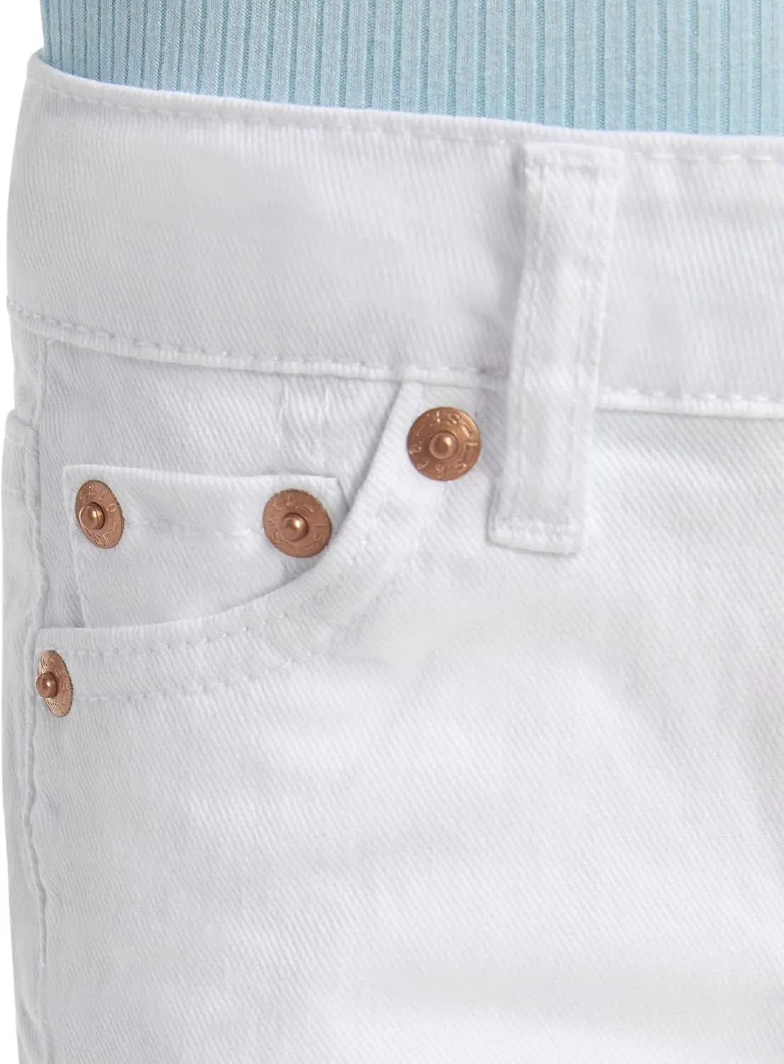 Levi's Girls' Girlfriend Fit Denim Shorty Shorts