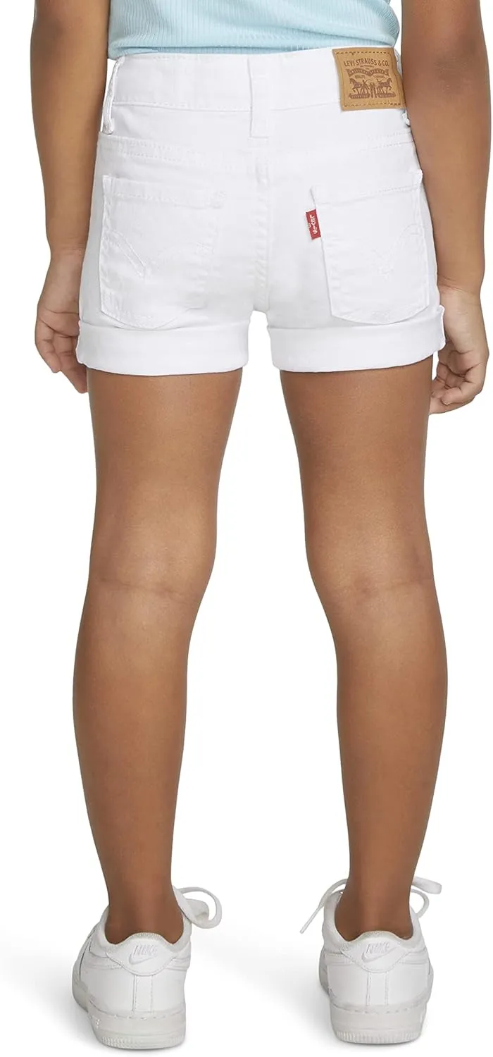 Levi's Girls' Girlfriend Fit Denim Shorty Shorts