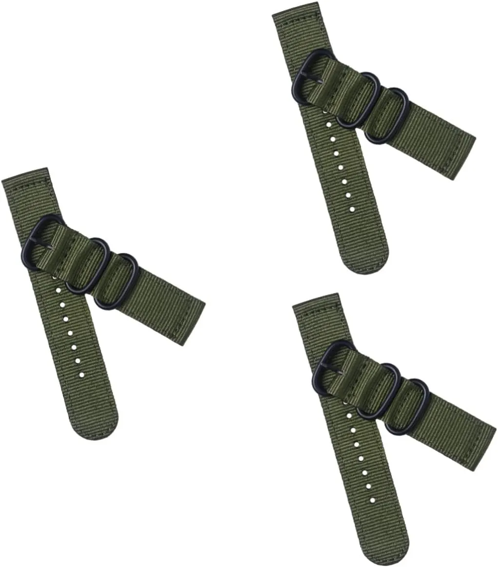 LIFKOME 2pcs 18mm Watch Strap Nylon Watch Bands Nylon Watch Straps