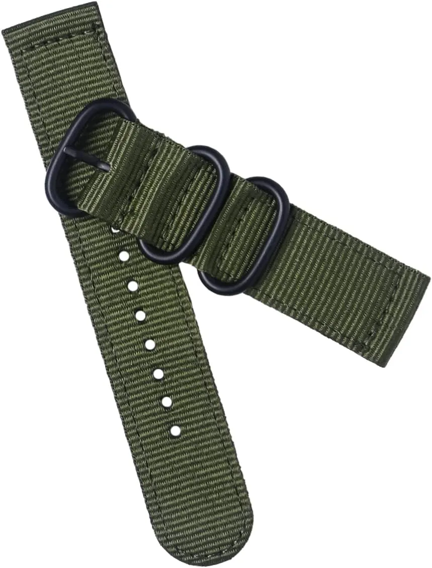 LIFKOME 2pcs 18mm Watch Strap Nylon Watch Bands Nylon Watch Straps