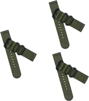 LIFKOME 2pcs 18mm Watch Strap Nylon Watch Bands Nylon Watch Straps