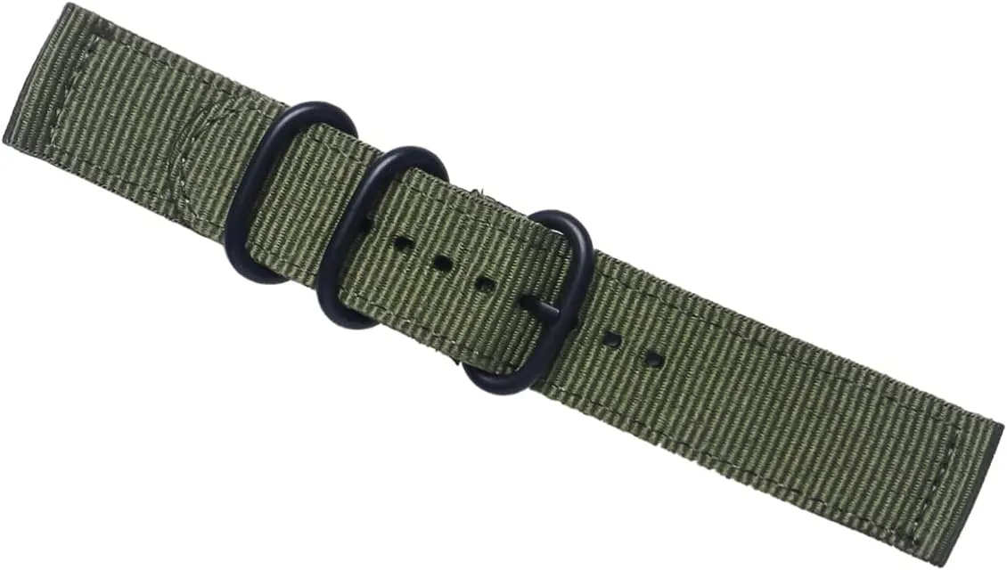 LIFKOME 2pcs 18mm Watch Strap Nylon Watch Bands Nylon Watch Straps