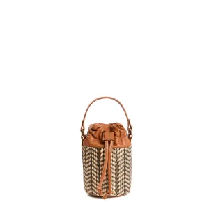 LIGHT BROWN BROWN MINI BUCKET