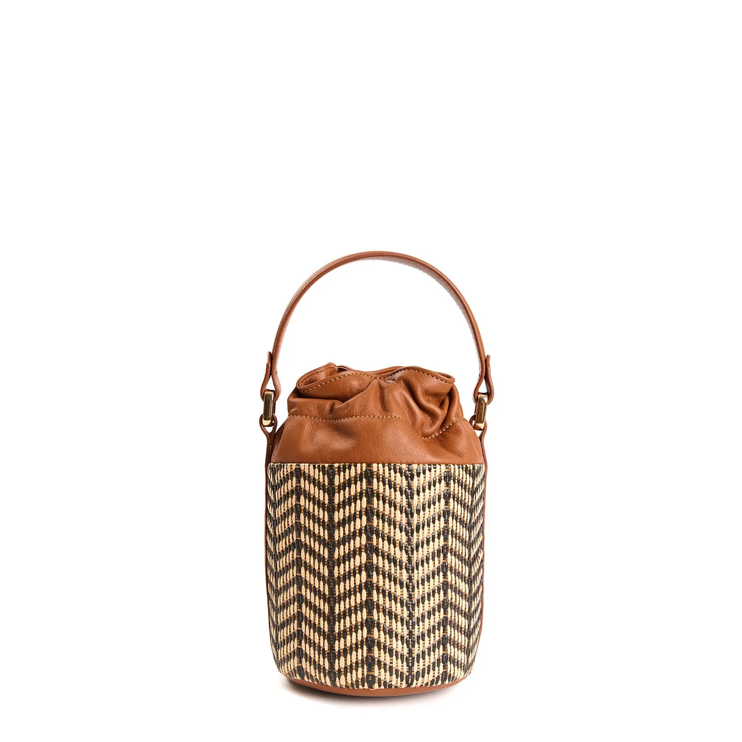 LIGHT BROWN BROWN MINI BUCKET