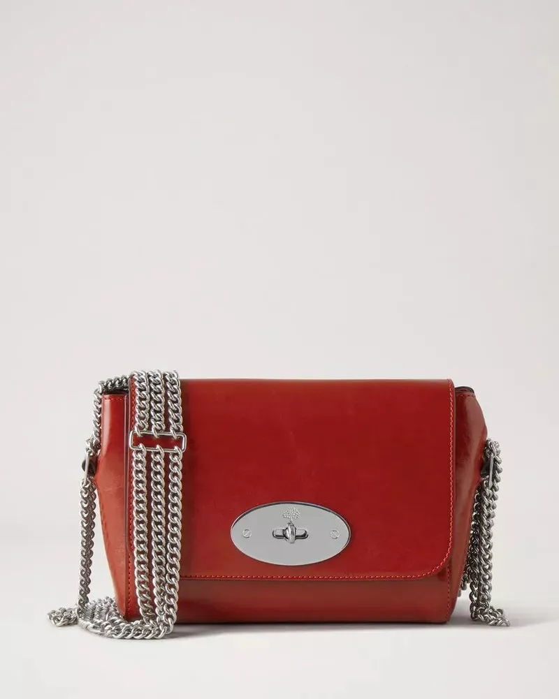 Lily Top Handle Triple Chain Glossy NVT -Mulberry