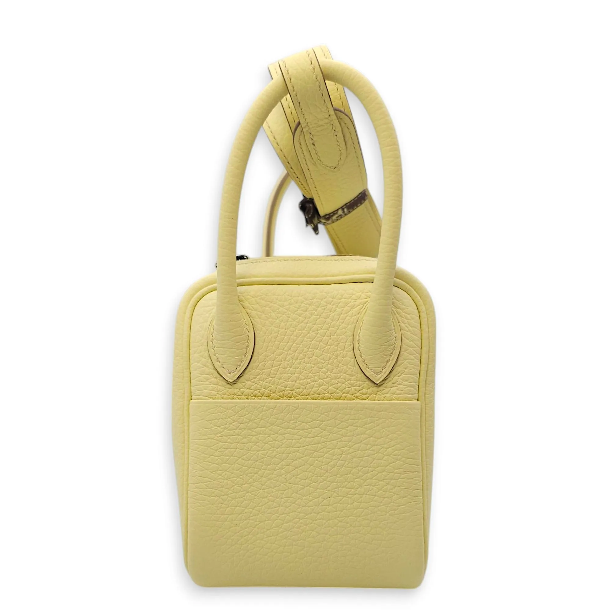 Lindy II Mini Jaune Milton in Clemence, Palladium hardware