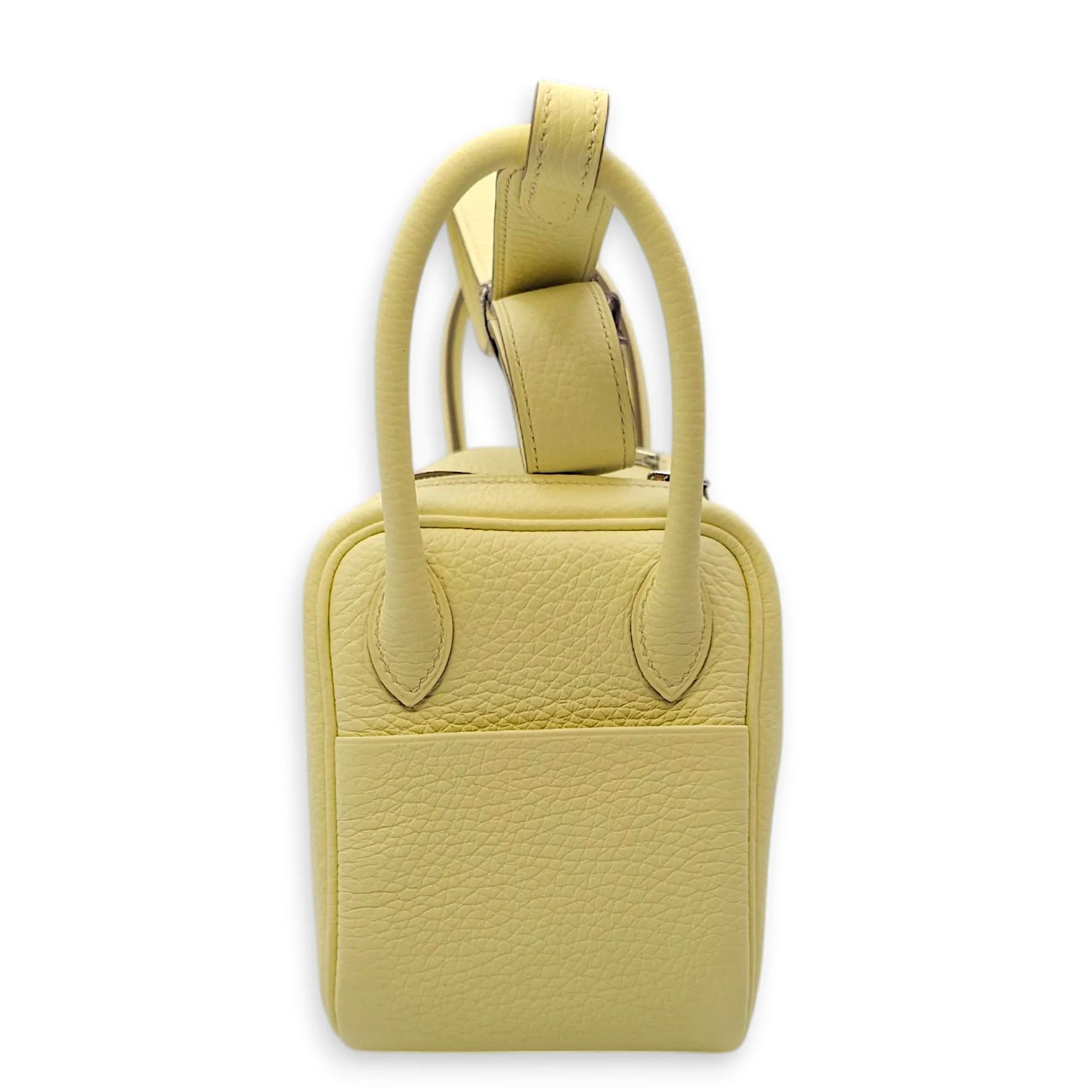 Lindy II Mini Jaune Milton in Clemence, Palladium hardware