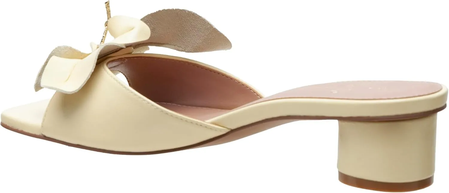 Linea Paolo - IDALIA - Womens Flower Embellished Nappa Leather Slides