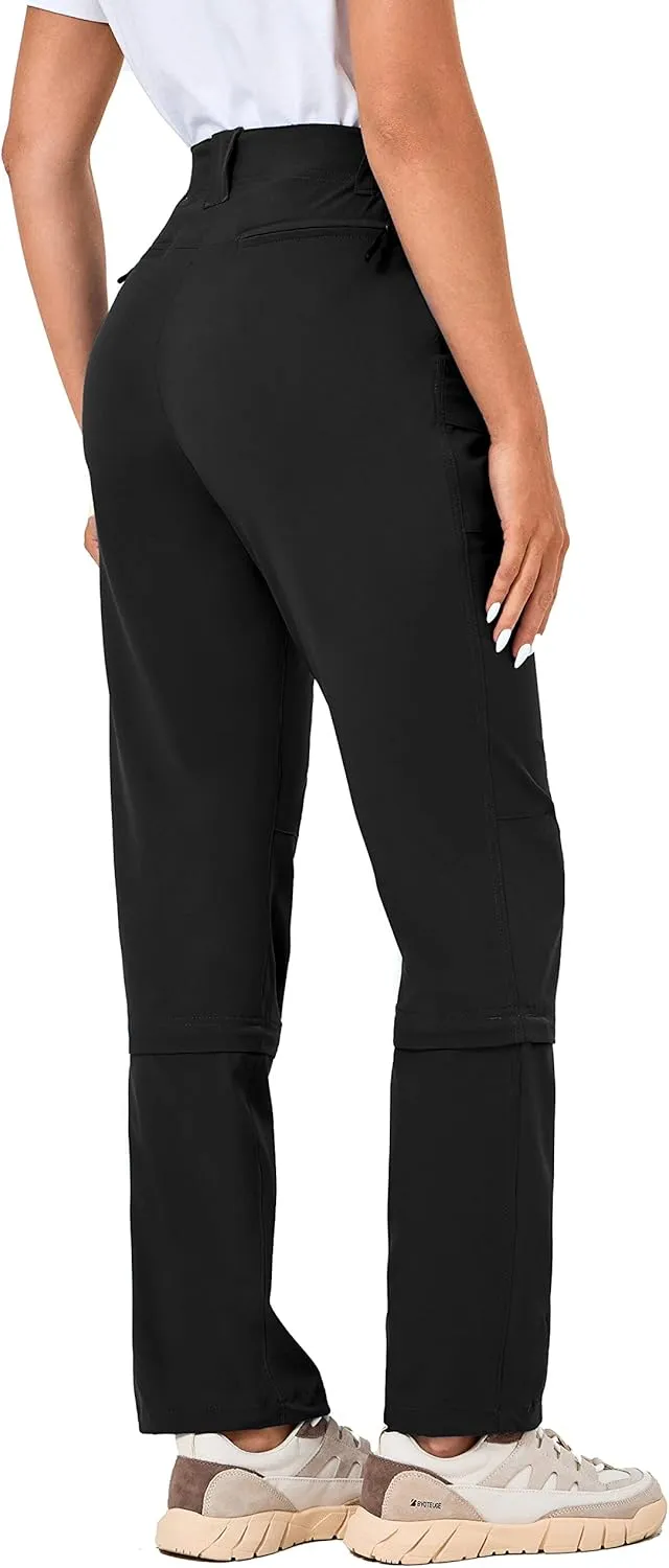 Little Donkey Andy Women's Convertible Hiking Pants Zip-Off Quick Dry Stretch Pants Travel Camping Fishing