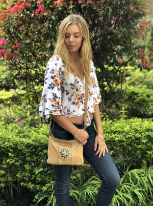 Lolita Leather Crossbody Bag | Honey