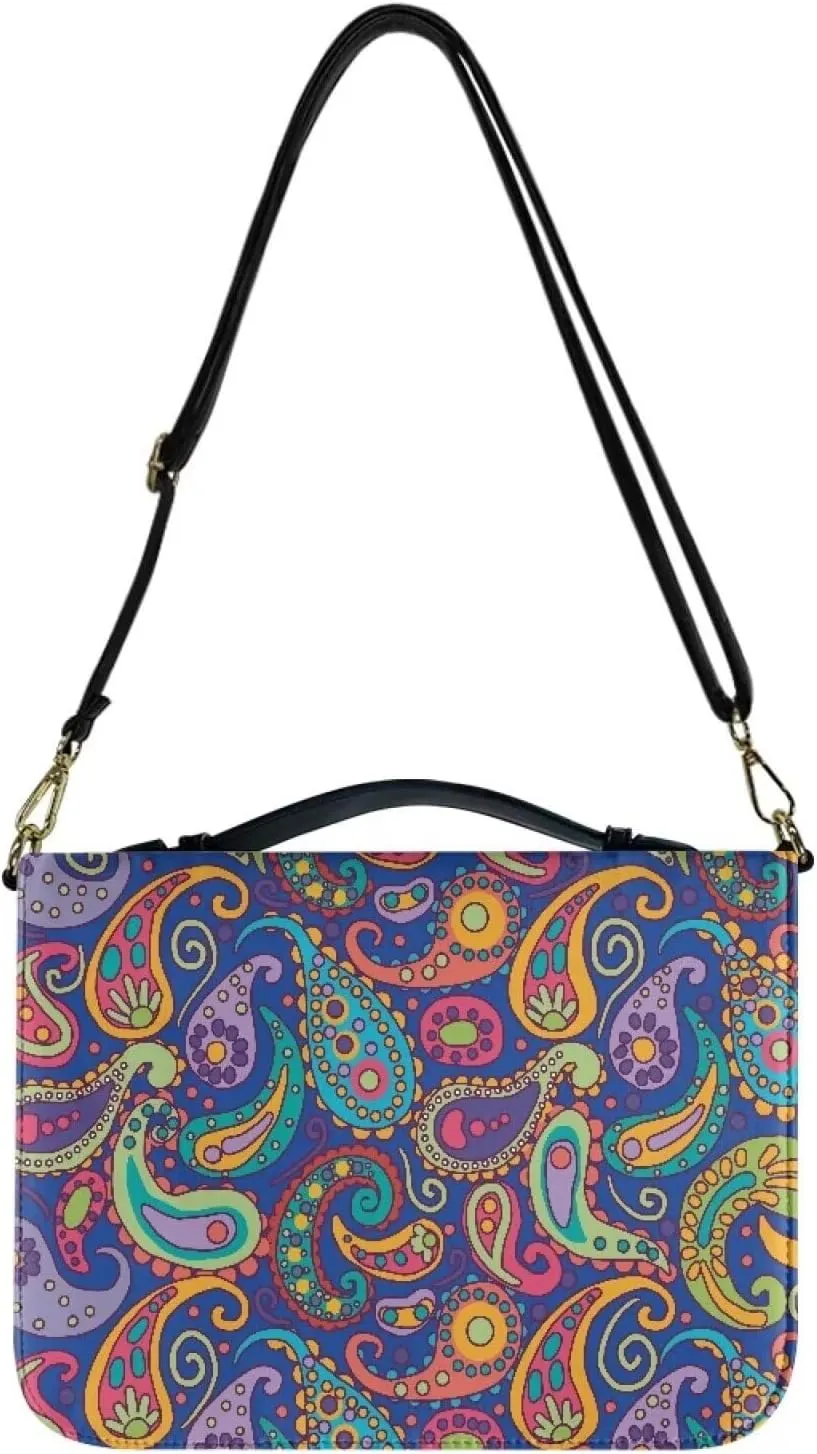 Lotusorchid Bible Case for Women, Bible Tote Bag for Men, Bible Accessories with Shoulder Strap