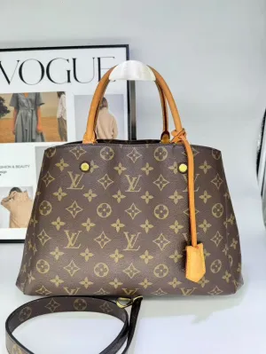 Louis Vuitton Montaigne MM Brown Handbag