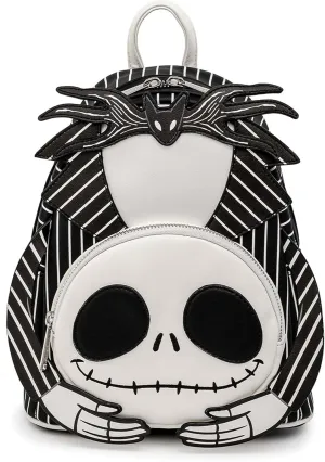 Loungefly Disney Nightmare Before Christmas Headless Jack Skellington Womens Double Strap Shoulder Bag Purse
