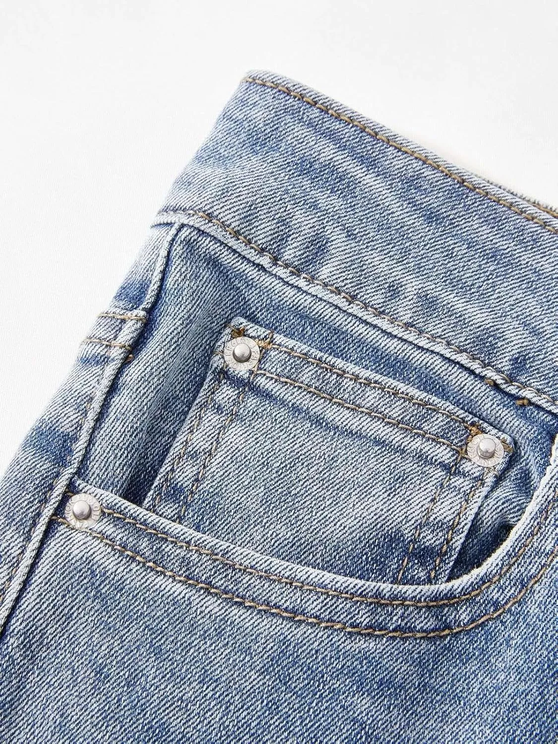 LQI Women's High Waist Baggy Boyfriend Jeans Distressed Wide Leg Denim Pants